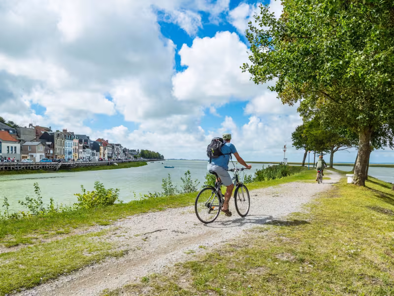 Découverte de Saint-Valery-sur-Somme à vélo