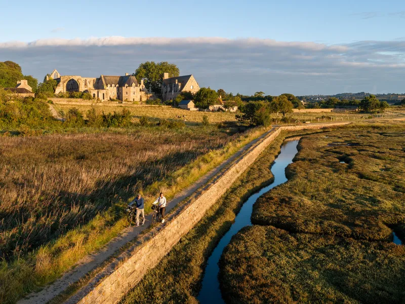 Passage par l'Abbaye de Beauport après Paimpol