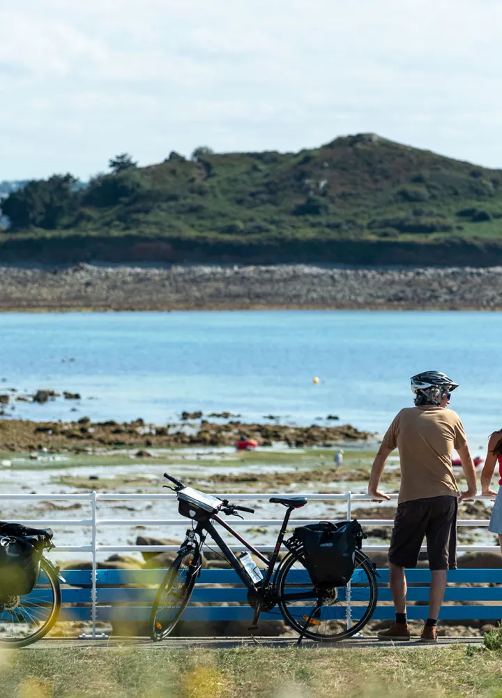 Trébeurden face à l'île Milliau