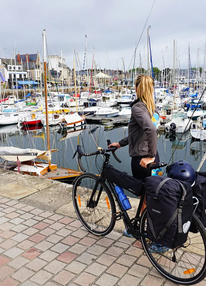 Port de Paimpol à vélo