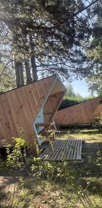 Cabanétapes au Camping La Forêt Stella-Plage