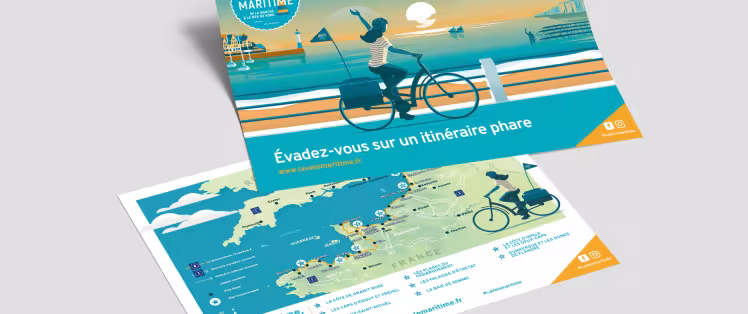 Le flyer de l'itinéraire et la carte