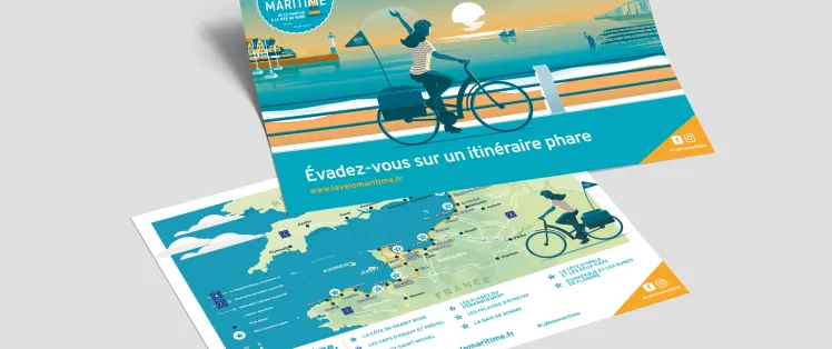 Le flyer de l'itinéraire et la carte