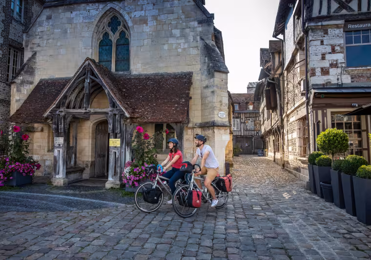 De Deauville à Honfleur à vélo