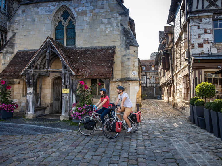 De Deauville à Honfleur à vélo