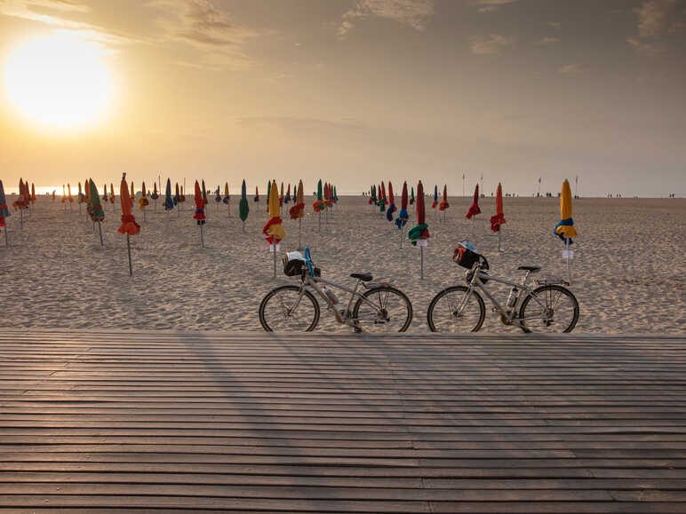 De Deauville à Honfleur à vélo